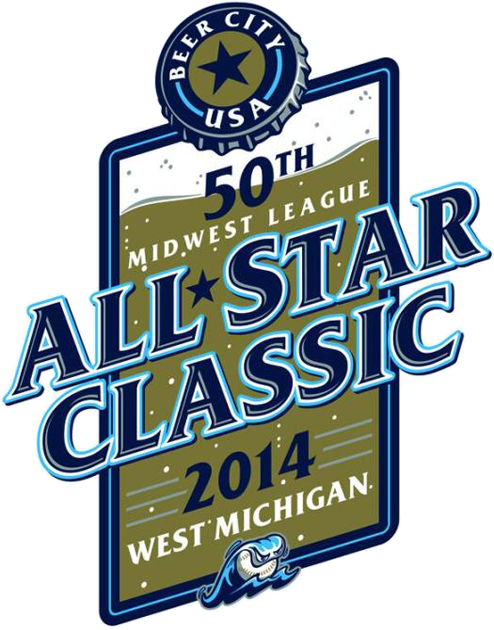 Midwest League All-Star Game 2014 Primary Logo iron on transfers for T-shirts